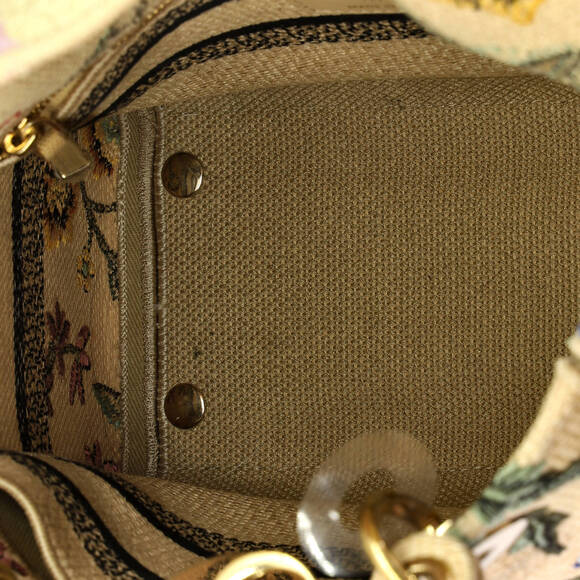 Christian Dior Medium Lady D-Lite Bag Embroidered Raffia - Picture 5 of 5